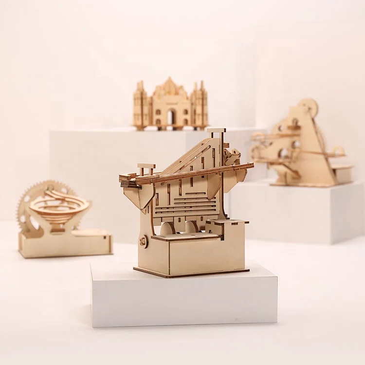 CPC Wincent деревянная солнечная энергия мраморная головоломка строительный комплект паровые игрушки развивающие