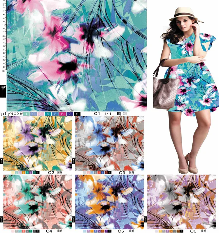 100% вискозная ткань из вискозы