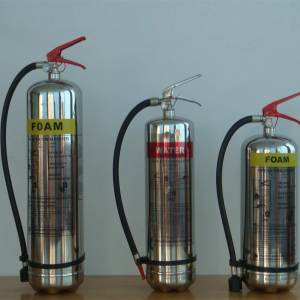 ANSU Empty 6L/9L Stainless Steel SUS304 Fire Extinguisher Foam Water Type Refill Fire Fighting Extinguisher