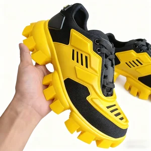 Mens Designer Chunky Sneakers Breathable Running Shoes for Spring Summer Autumn with Custom Logo Option