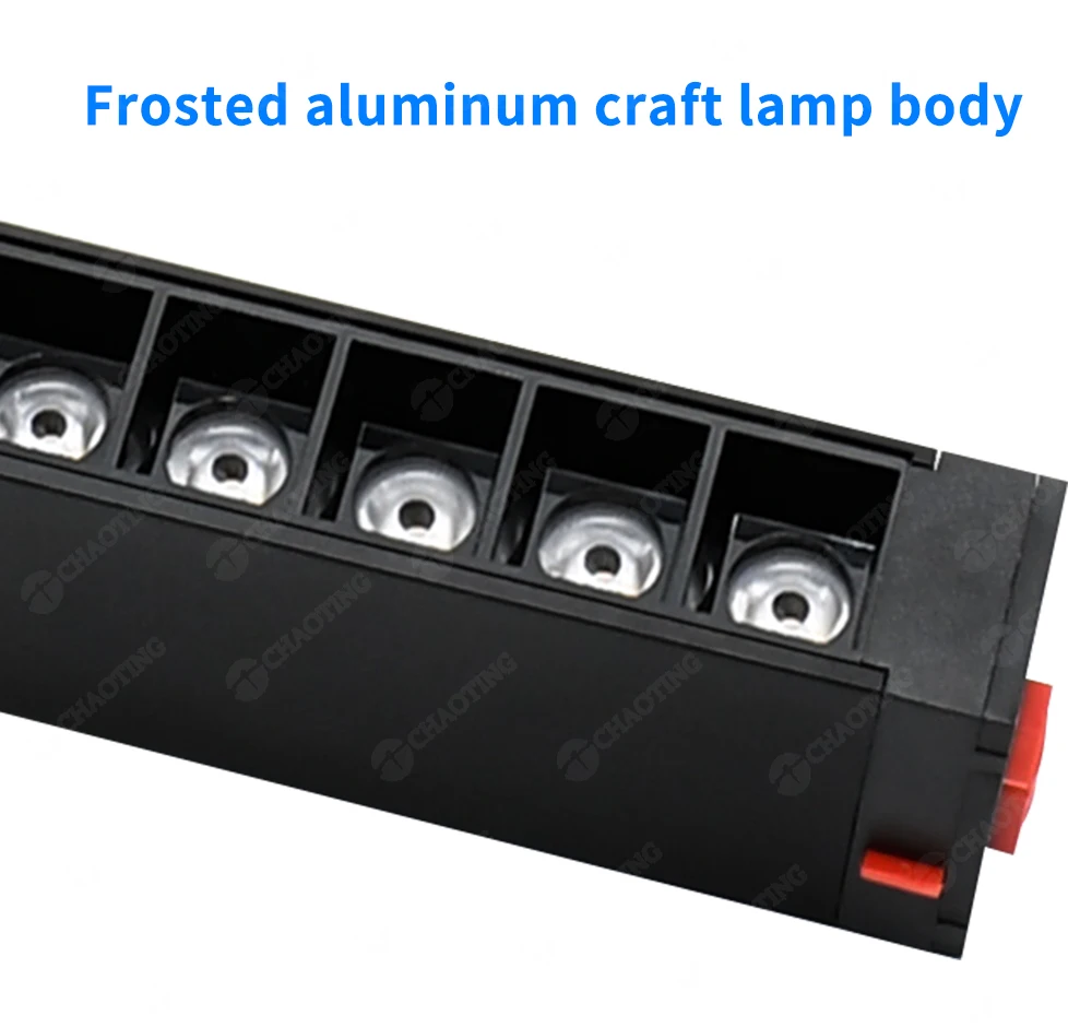 New Ceiling Rail Lighting Smart Dimmable Focus Spot Lamp Commercial System Track Lights Led Magnetic Linear 18W Grille Spotlight