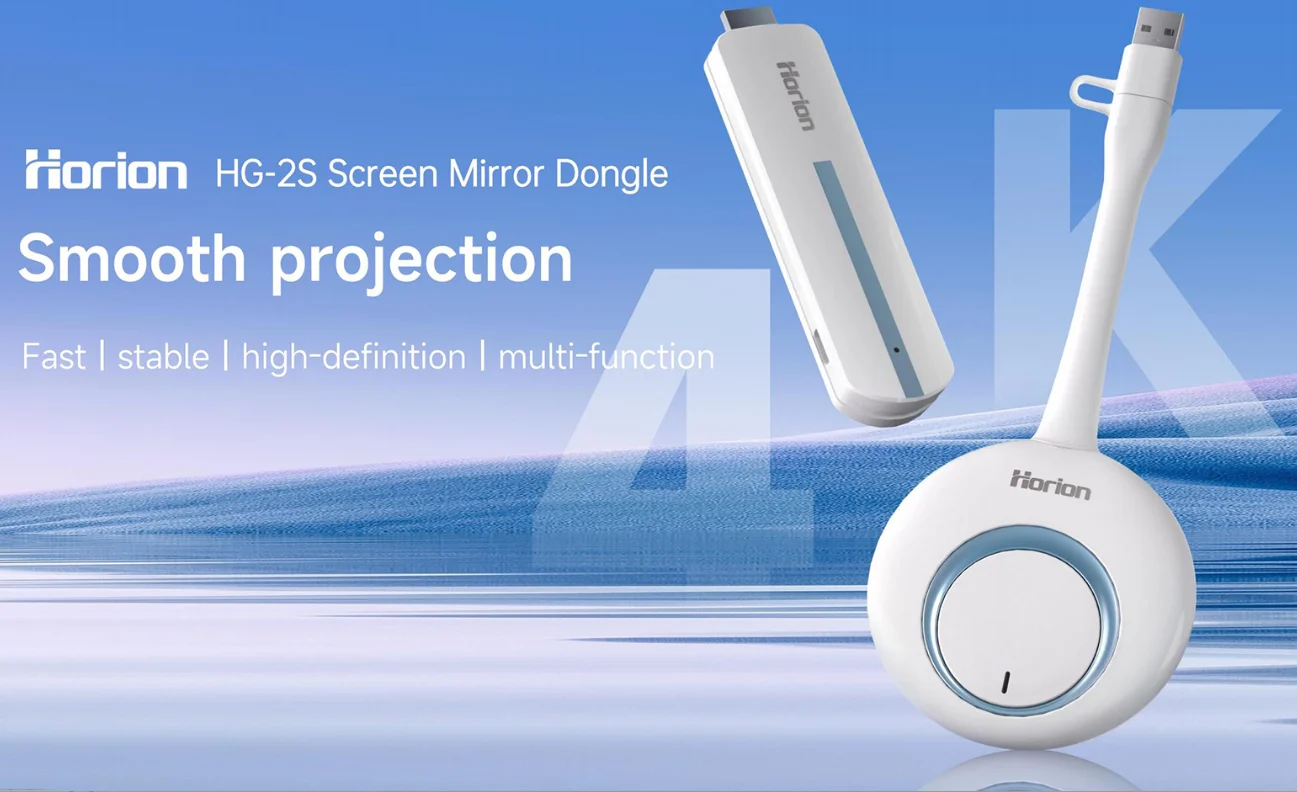 Horion HG-2S Screen Mirror Dongle Smooth Projector Mirror Screen Display Adapter  Wireless Screen Transmission