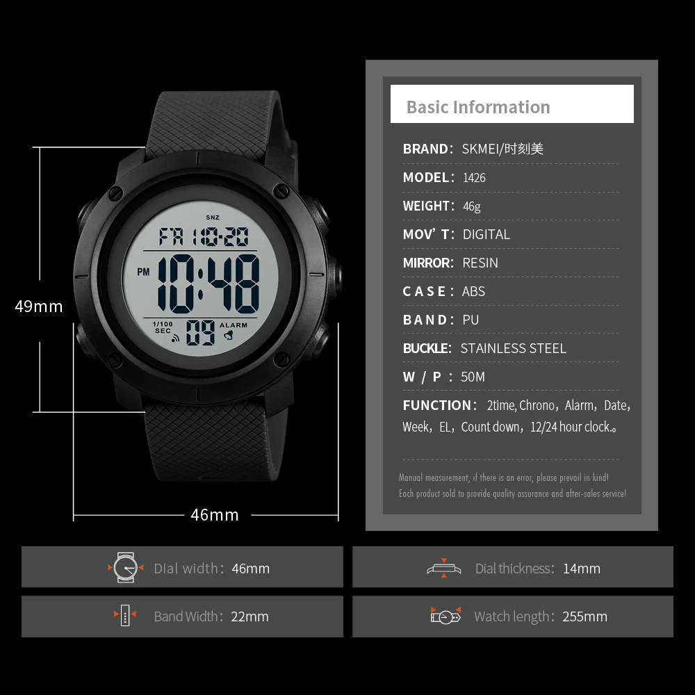 Skmei orologio sportivo digitale da uomo - Acquista su