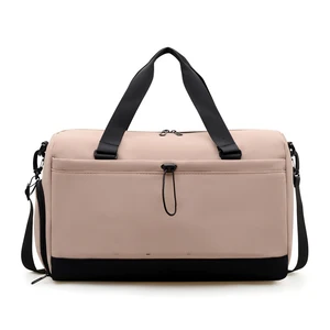 Large Capacity Sports Gym Bag Fitness Training Yoga Duffle Bags Waterproof Female Travel Duffel Bag with Shoe Compartment