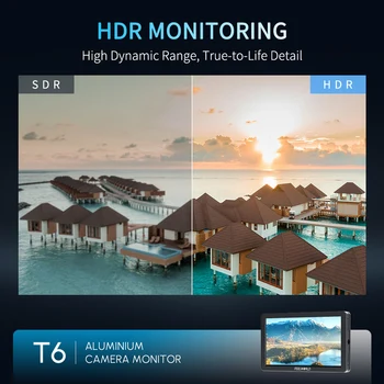 FEELWORLD T6 Professional Camera Field Monitor Aluminum Housing 1920x1080 OEM Factory Direct Custom Packaging detail image