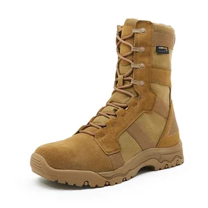Hanagal Tactical Boots Autumn and Winter Warm Breathable Land Tactical Beige Suede Desert Run Boots