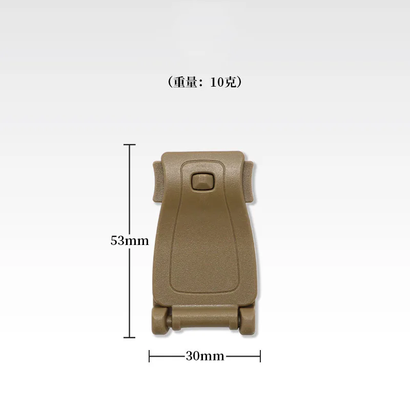 Outdoor Backpack Accessories Webbing Buckle Plastic Clip Backpack Fastening Buckle