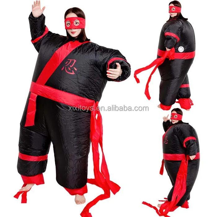 Mens Ninja Costume  Black Japanese Ninja Costume for Adults