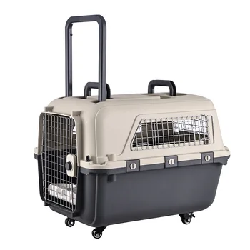 Wholesale Pet Travel Carrier Pet Air Box Travel Dog Cat Transport Cage Portable Case Homes