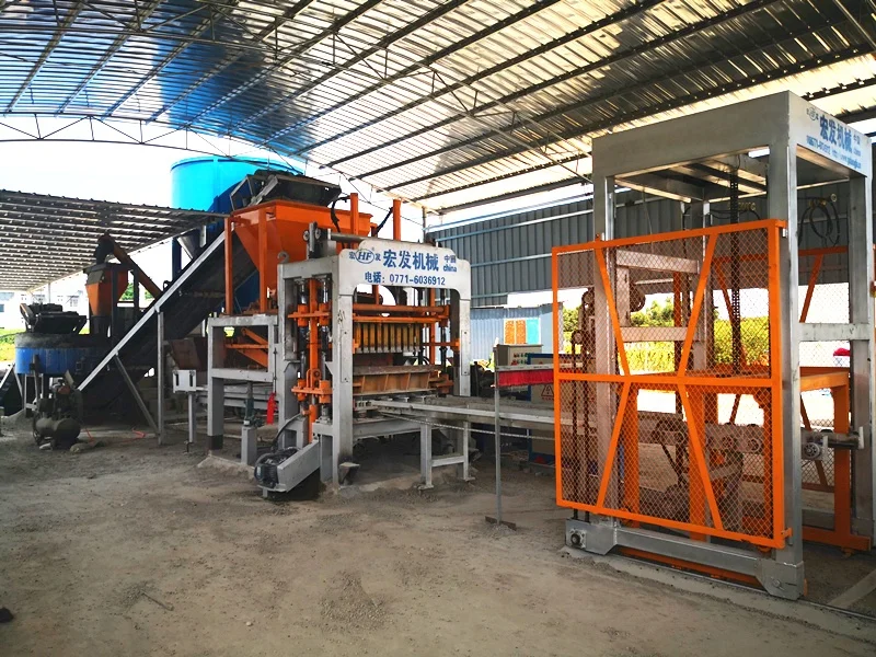 Hfb580a Interlocking Brick Machine Price Concrete Cement Block