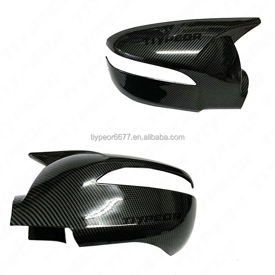 product tiypeor carbon fiber look rearview mirror covers for hyundai ix35 wing mirror cover for side rear view accessories-6