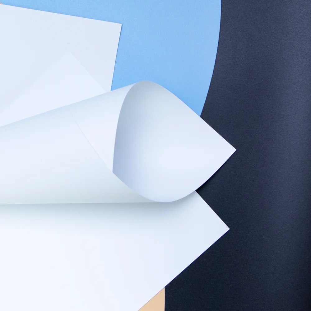 Wholesale White PVC Rigid Film Customized Size 0.3mm 0.5mm Matte Glossy PVC Rigid Plastic Sheet Roll for Printing Packaging