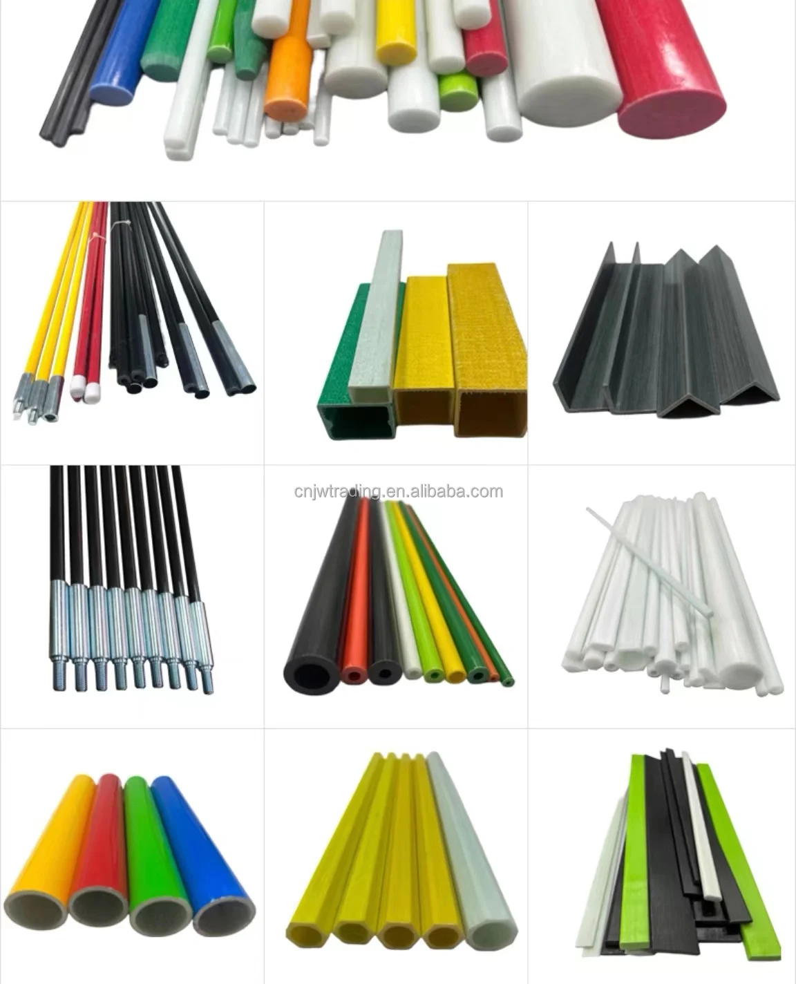 Cfrp Carbon Fiber Pultruded Profiles Rectangular Tube Angle Shape 