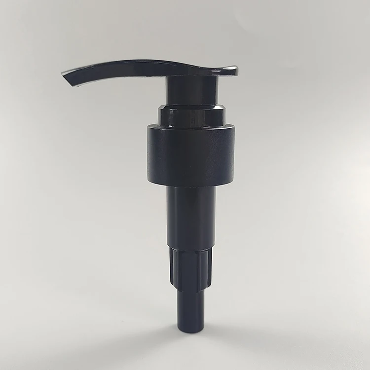 product new wholesale matt black aluminum closure plastic 4cc lotion pump soap dispenser shampoo shower gel lotion pump-61