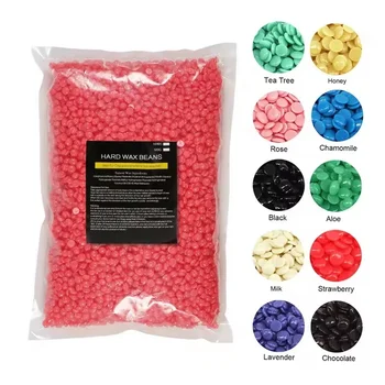 Free Samples Painless Wax Beads 1kg/bag Bikini Hard Wax Beans for Hair Removal