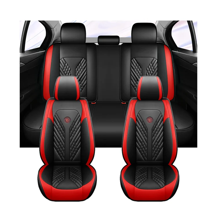 Xiangta лидер продаж новинка высокое качество универсальный размер искусственная кожа 5 сидений чехол на заднее сиденье автомобиля аксессуары Набор чехлов для