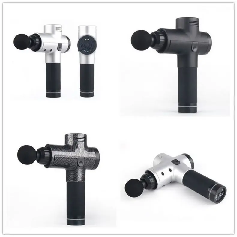 Профессиональный Вибрационный Массажный пистолет Mini booster с ЖК-сенсорным экраном, беспроводной тихий перкуссионный спортивный массажный пистолет