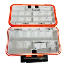 New ABS lure box Waterproof fishing gear tackle Fish hook accessories box Outdoor portable easy fishing carrying case