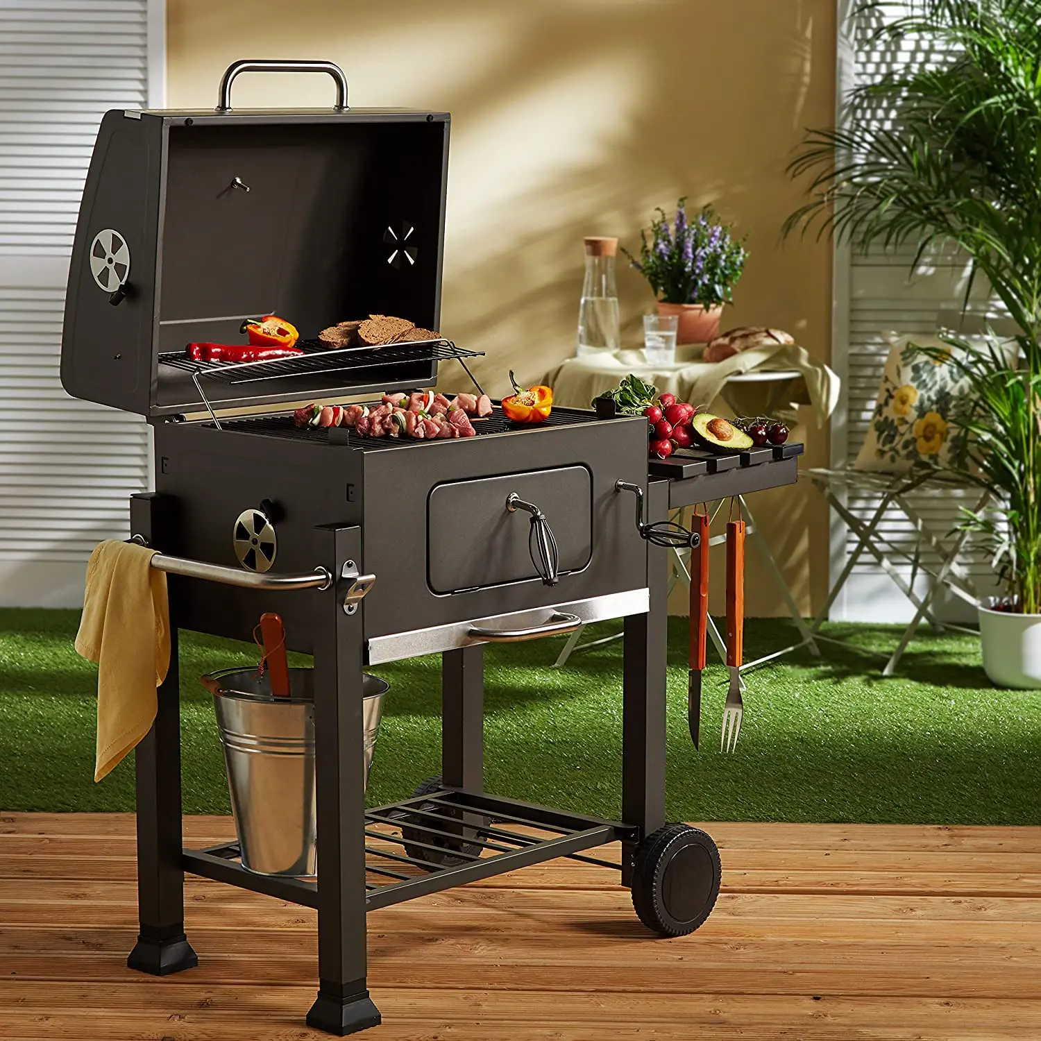 Charcoal Barbecue Outdoor BBQ Grill As Seen on TV Churrasqueira Hot Sale  Product Smoker Barbeque Grills