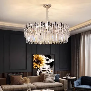 Modern Luxury Hotel New Led Crystal Lamp Home Decoration Lamp Round Crystal Chandelier