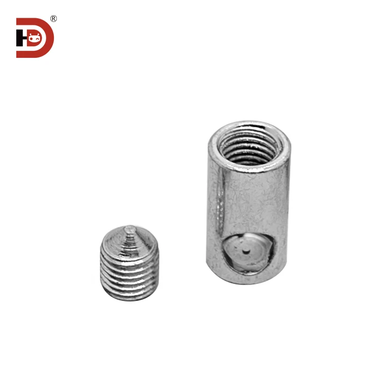 3040 Industrial Aluminum Profile Anchor Connectors with Built-in Right Angle Fasteners and 90/180 Degree Locking Components factory