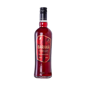 Cranberry Cherry Flavored Liqueur 700ML Bottle 8% ABV B2B ODM Custom Bulk MOQ50 China Factory Supermarket Bar Caf