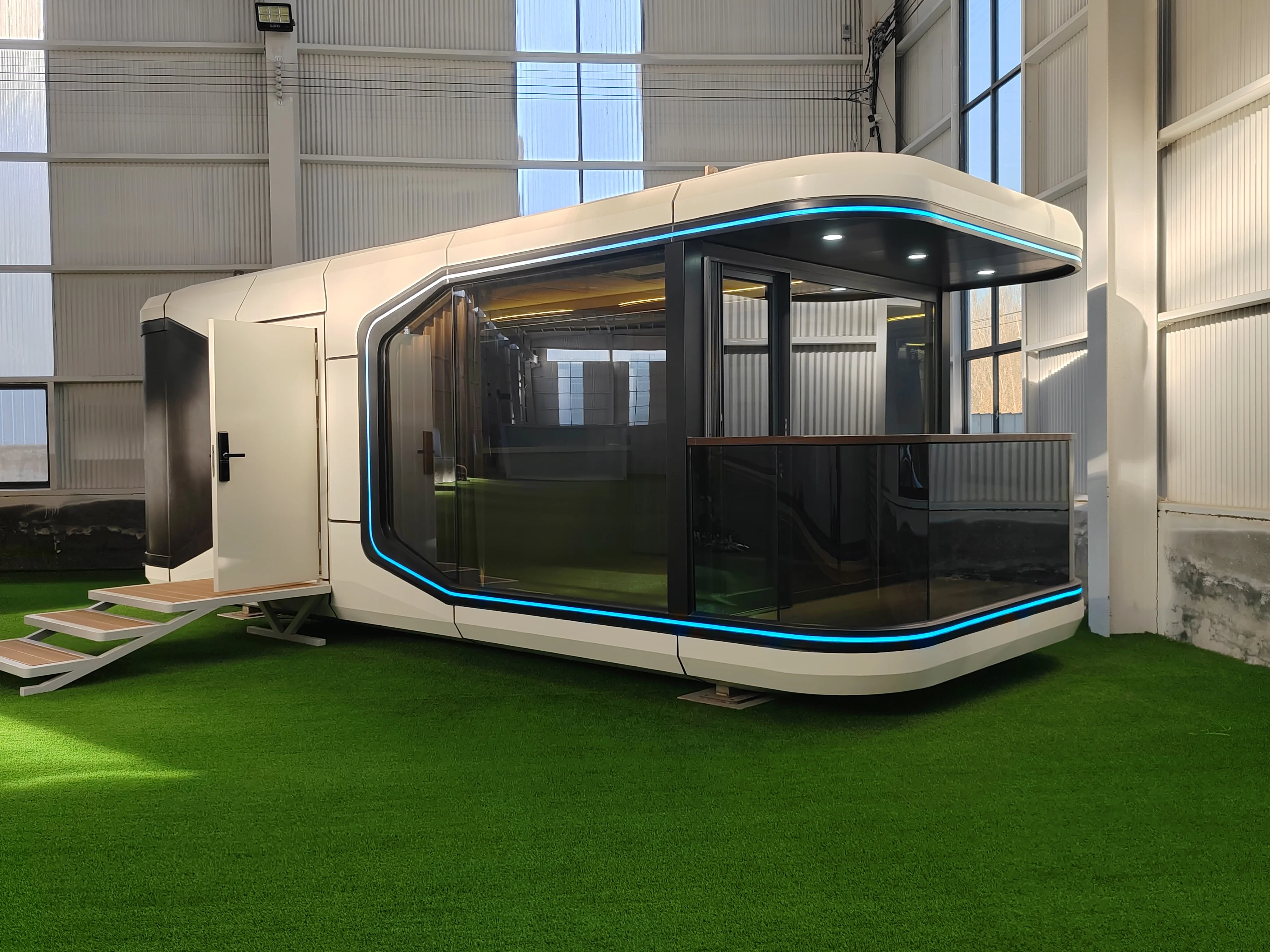 Luxury Beach Villa House Living Capsule House Smart Mobile Home Space ...