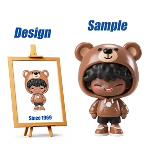 Shengye Custom Made High End Plastic Teddy Bear Man Boy Action Figures PVC Vinyl Plastic Resin Figure Model Toy Dolls