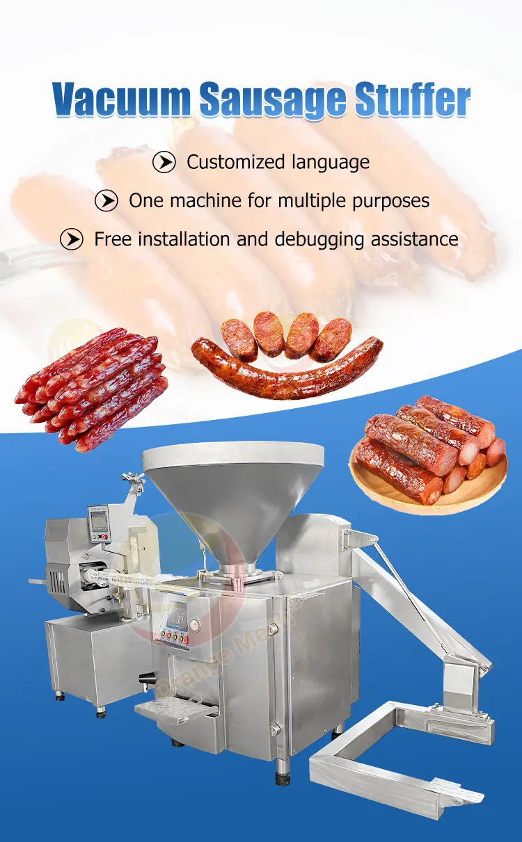 Automatic Commercial Electric Vacuum Sausage Stuffer Linker Sausage