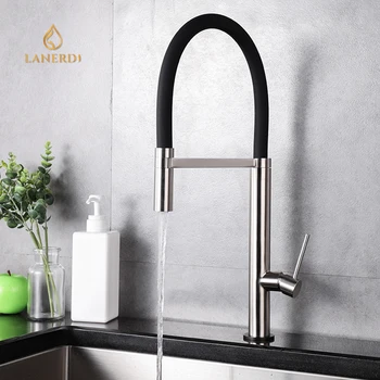 Pull Down Flexible Hose Kitchen Faucet Mixer Taps Kitchen Taps Flexible Spout