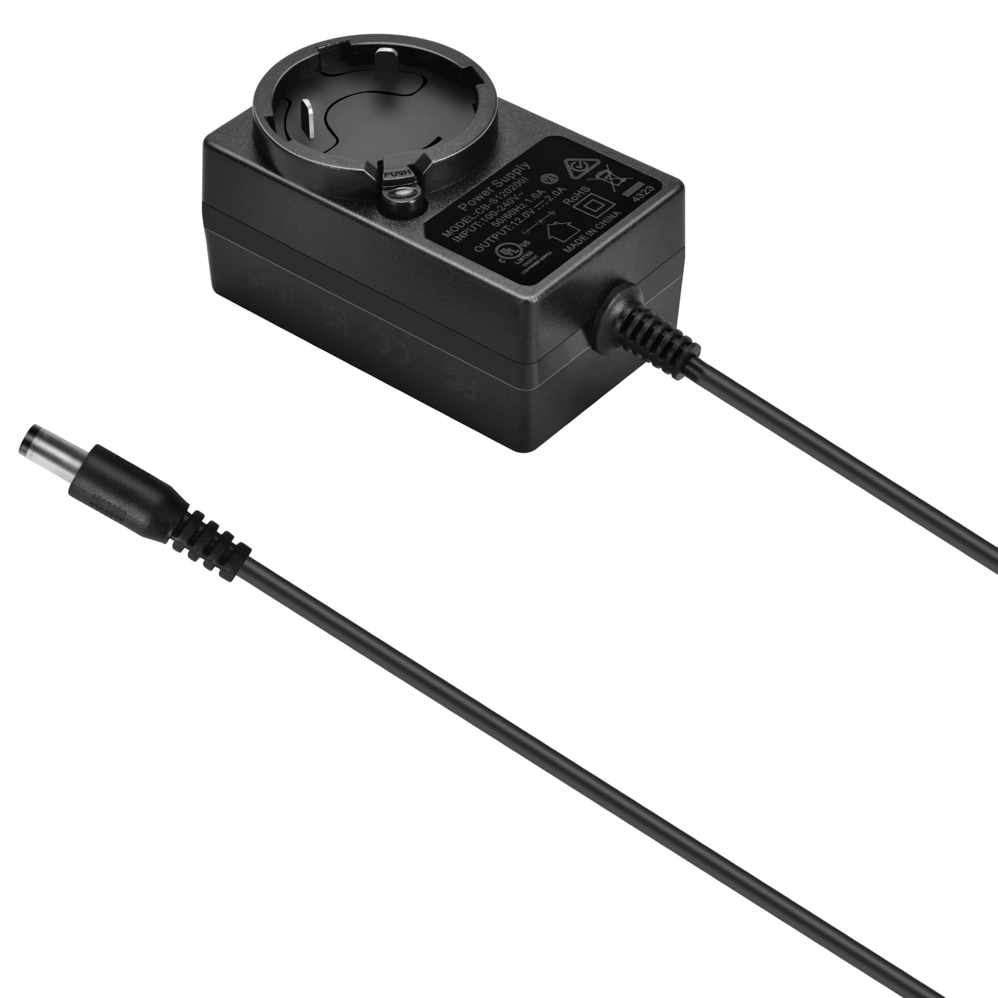 15V 1.5A Detachable Power Adapter for Litter-Robot Flowbee DV-151A LCD LED Router HUB Speaker Interchangeable Switching Adapter