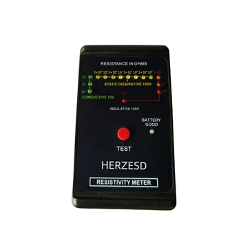 Portable Electrostatic Field Meter and Accessories for Static Control Industry Surface Resistance Tester