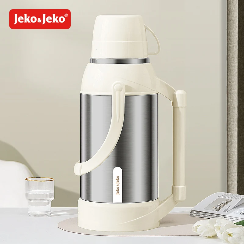 Jeko&Jeko Insulated Vacuum Flask 2L 3.2L Thermos Coffee and Tea Vacuum Flasks Kettle