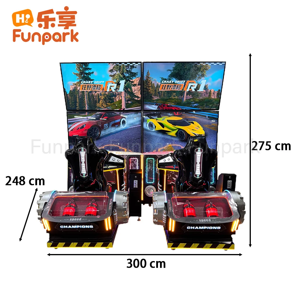 Funpark New Style Simulator Racing Car Arcade Coin-operated Video Game Console Game Machine Racing Console Speed Video Arcade details
