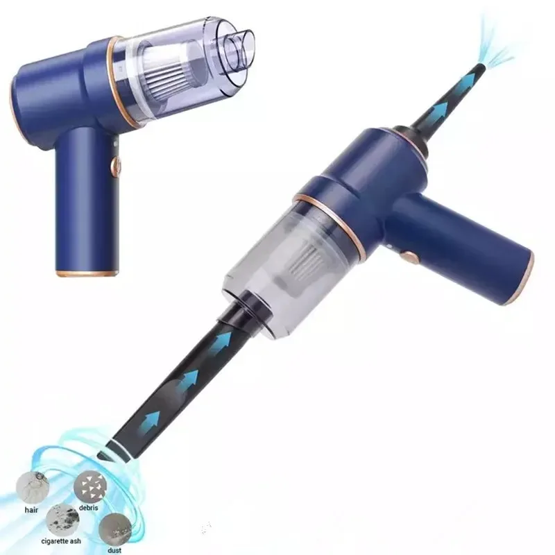 Автомобильный пылесос с беспроводной зарядкой