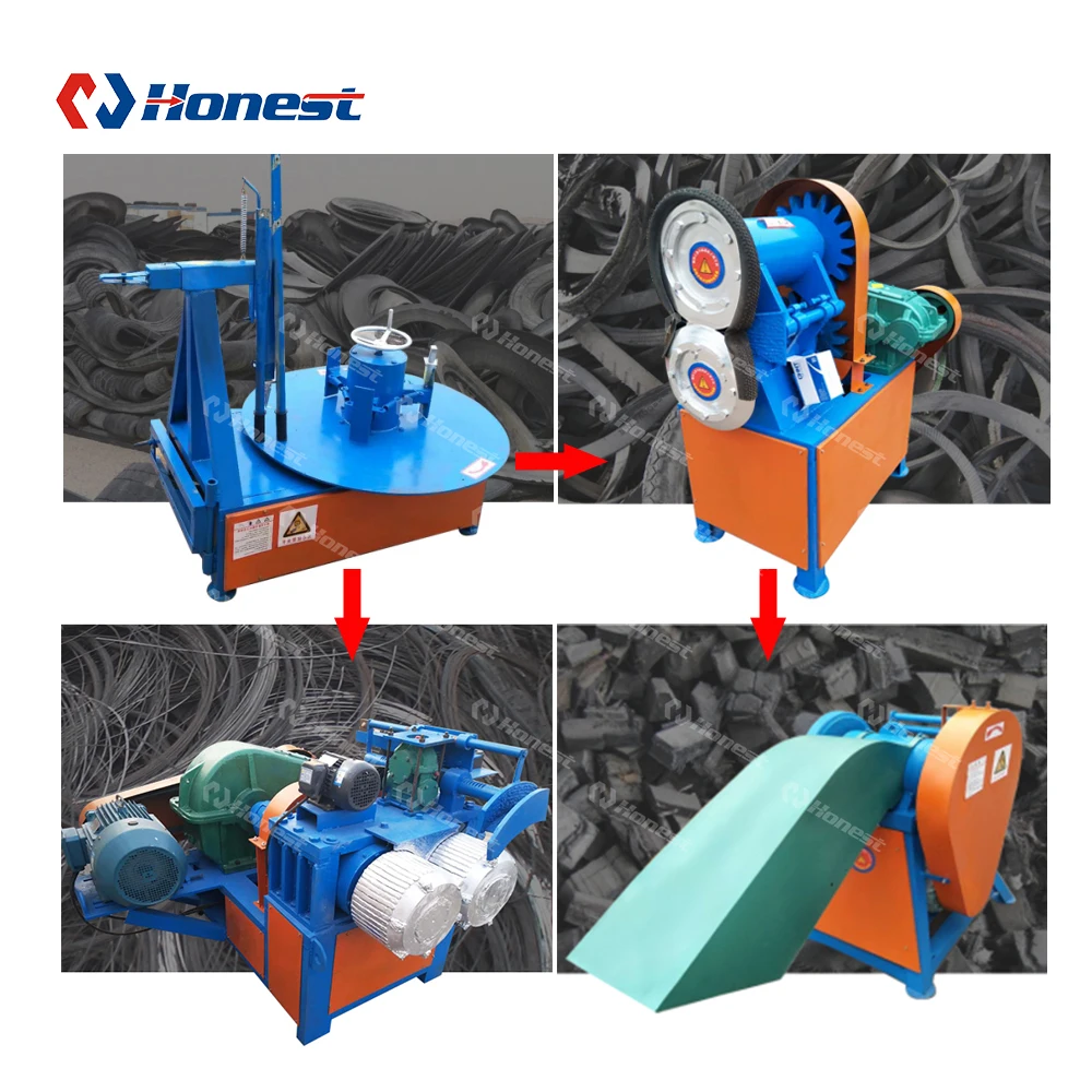Otr Truck Cutter Waste Tyre Cutting Machine Cost for Tyre Recycle