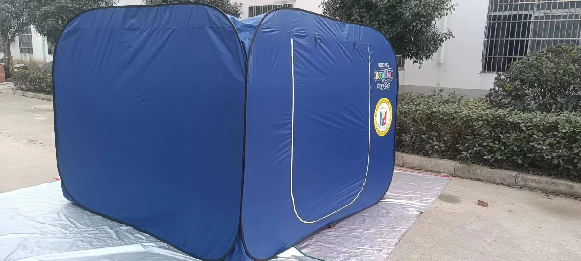 Modular Tent Compartment Evacuation Quick Open Folding Tent Refugee Medical Emergency Disaster Relief Tent