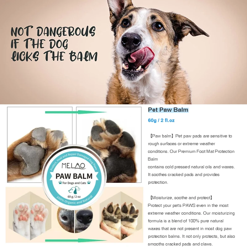 Private Label OEM/ODM Factory Price Organic Paw Balm Dental Care for Cat Eco-Friendly Sustainable Pet Shampoo for Small Animals
