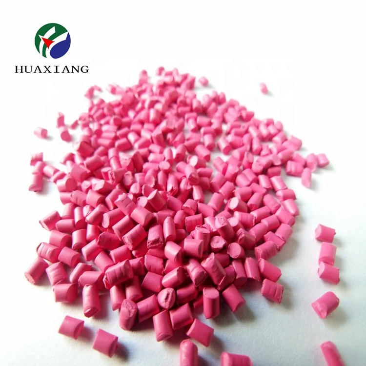 Pink Color Plastic Masterbatch With PP PE Carrier