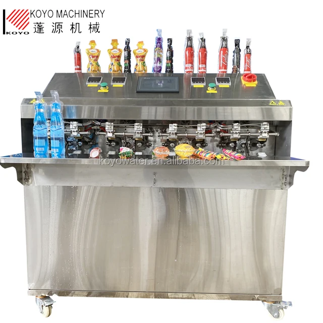Juice Making Machine/KOYO Bottle Shaped Pouch Filling Machine for Packaging Alcoholic Beverages