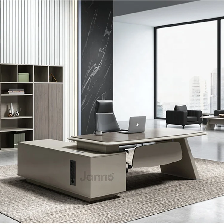 Desktop Computer Workstation High End Modern Style Office Desk