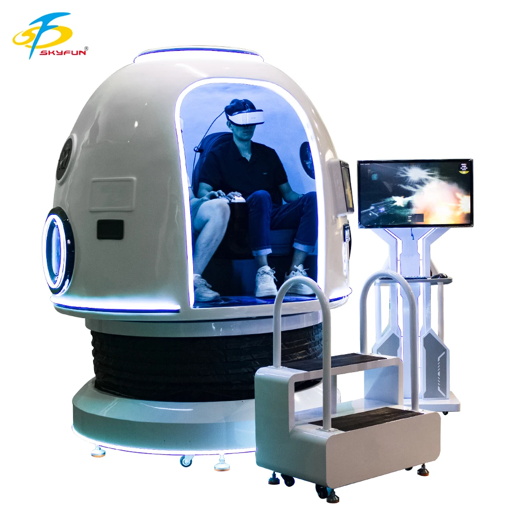 VRNO.1 New Fun Space Capsule Outer Space Play Simulation 2 Seats Cruise Simulator 9D VR Space Capsule