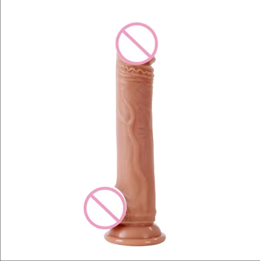 Meistverkaufter Ultra-Realistischer Ultra-Weicher Erwachsenen-Sex-Vibrator  Großer Männlicher Dildo für Frauen