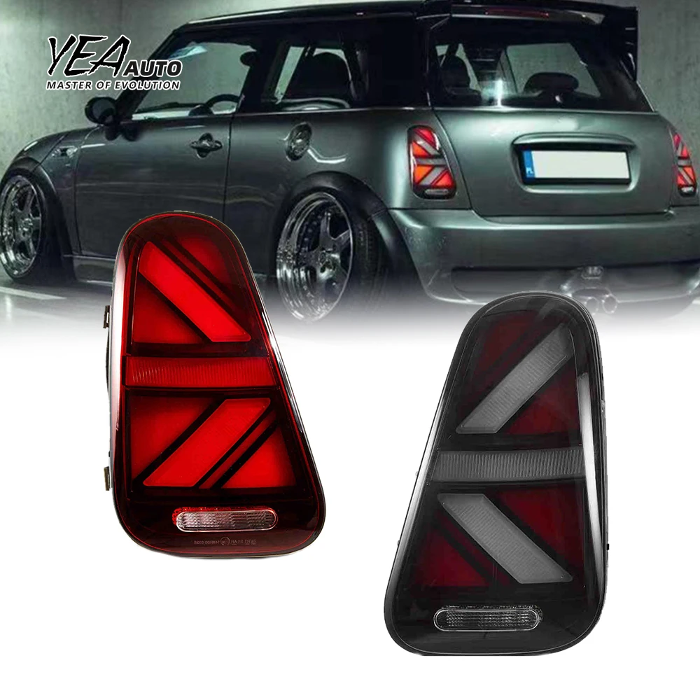 LED Sequential Taillights Tail Lights for BMW MINI Cooper R50 R52 R53 Taillight 2000 - 2006 Tail Lamp Plug and Play