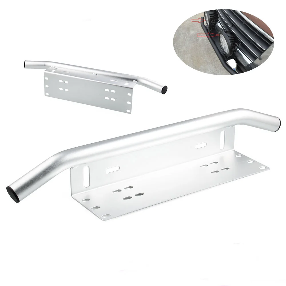 Solid Silicone Black License Plate Frame Covers Car Plate Bracket Holders. - Rust-Proof. Rattle-Proof. Weather-Proof