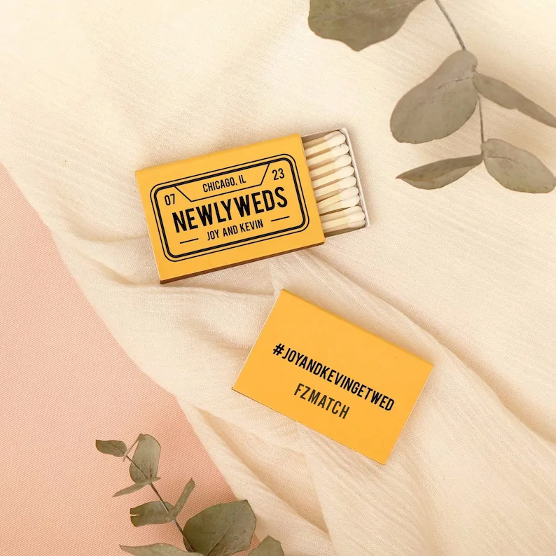 Luxury Custom LOGO Color Matches Long Pole Matchbox With Wooden Bulk Sales matchbox Customized Match Boxes