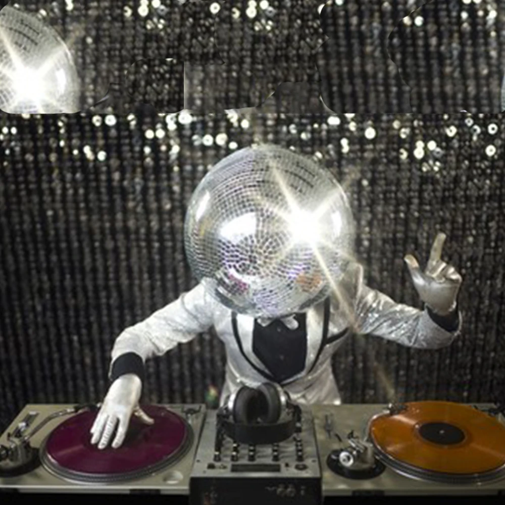 レーザーディスコ　カラーバー ダンスパーティー用レーザーミラーラウンドLED照明ディスコボール