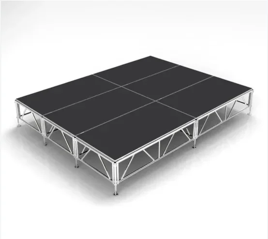 Adjustable Height Legs Assembly Stage for Event Indoor and Outdoor