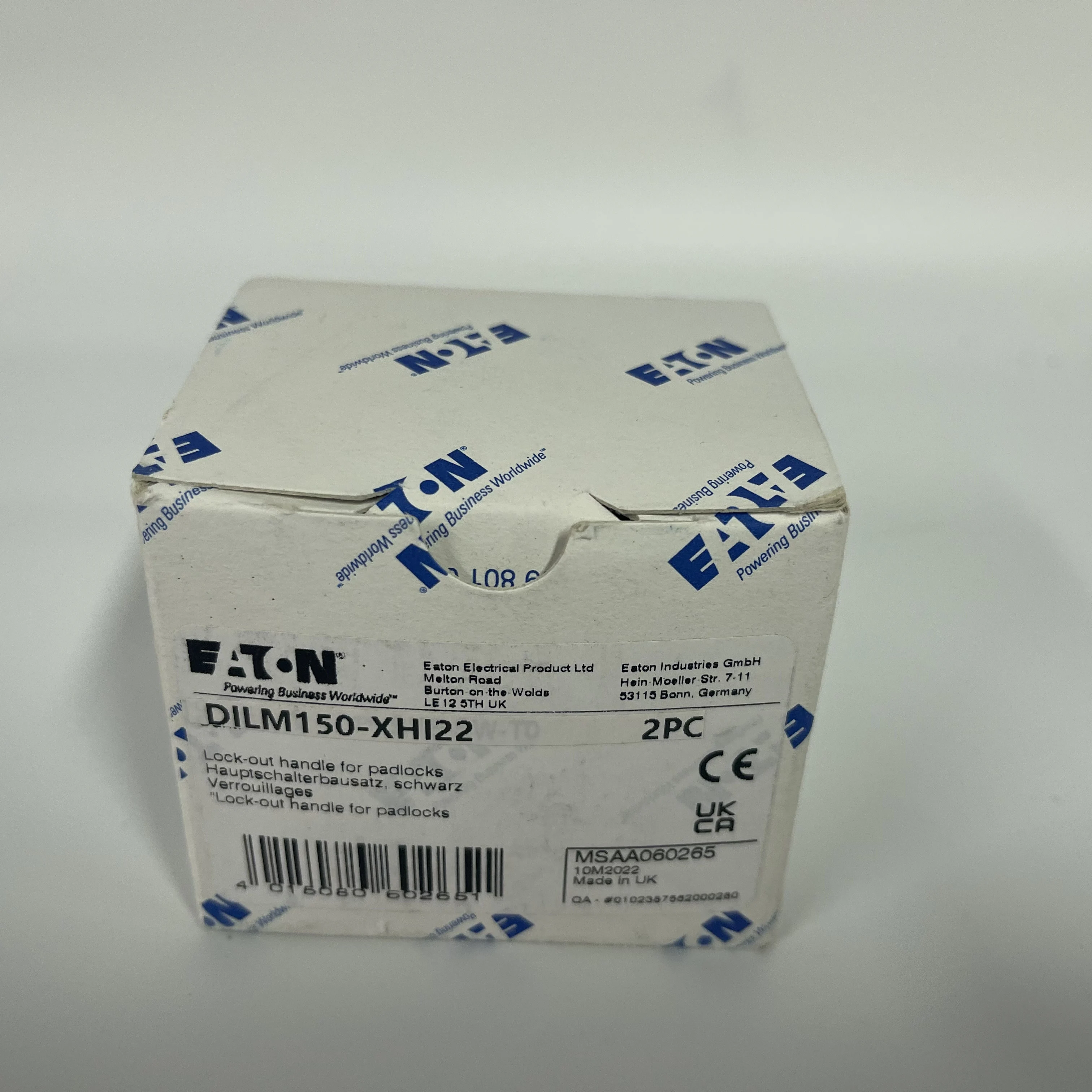 EATON Lock-out Handle DILM150-XHI22 EATON Lock-out Handle DILM150-XHI22