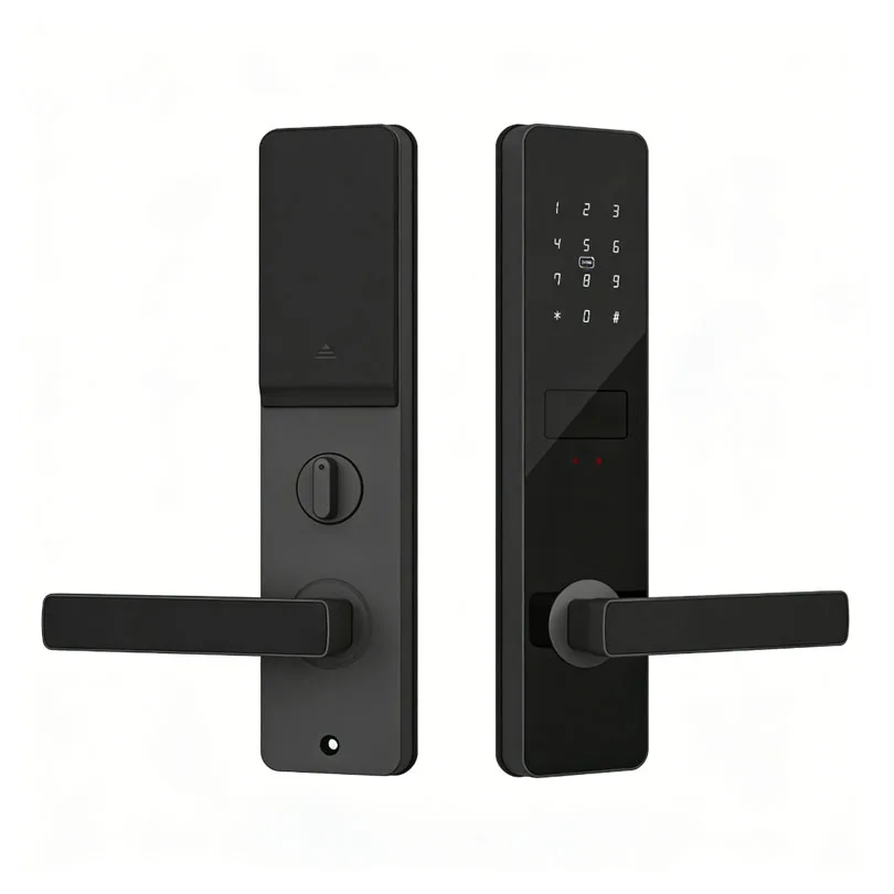 ล็อกอัจฉริยะสำหรับใช้งานในโรงแรมและห้องชุดพักอาศัย รองรับการปลดล็อกด้วยลายนิ้วมือ รหัสผ่าน คีย์แพดสัมผัส และแอปพลิเคชันควบคุมระยะไกล ยี่ห้อ Kaisstar